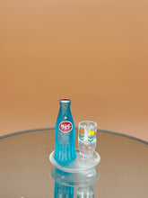 Load image into Gallery viewer, Tiny beverage drink, vintage juice, japan dollhouse juice - Blue
