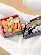 Load image into Gallery viewer, Dollhouse Japanese sushi box, Miniature Japan bento box

