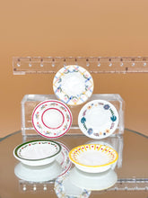 Load image into Gallery viewer, Dollhouse plate (Set of 5), Retro style plates
