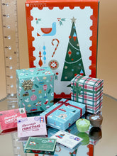 Load image into Gallery viewer, Dollhouse Christmas decoration, Xmas gift,  letters and cake set
