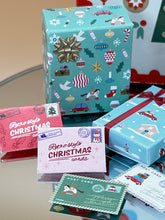 Load image into Gallery viewer, Dollhouse Christmas decoration, Xmas gift,  letters and cake set
