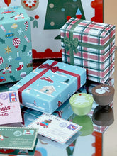 Load image into Gallery viewer, Dollhouse Christmas decoration, Xmas gift,  letters and cake set

