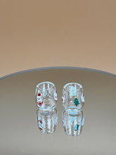 Load image into Gallery viewer, Dollhouse Christmas glass cups
