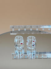 Load image into Gallery viewer, Dollhouse Christmas glass cups
