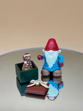 Load image into Gallery viewer, Dollhouse Christmas, Miniature Festive decor bear &amp; Santa
