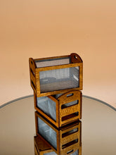 Load image into Gallery viewer, Wooden box set of 2: Miniature, Dollhouse storage
