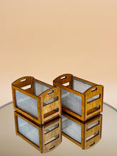 Load image into Gallery viewer, Wooden box set of 2: Miniature, Dollhouse storage

