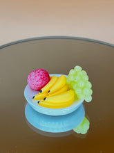 Load image into Gallery viewer, Fruits plate 2 - green grape: Miniature, Dollhouse Tiny Food Decoration
