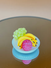 Load image into Gallery viewer, Fruits plate 2 - green grape: Miniature, Dollhouse Tiny Food Decoration
