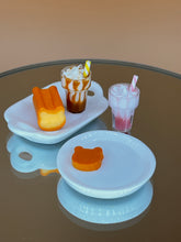Load image into Gallery viewer, Bear cake milkshake set: Miniature, Dollhouse Decoration
