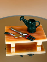 Load image into Gallery viewer, Garden accessories set: Tiny Gardening Tools, Watering Pot, Shears, Trowel
