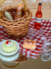 Load image into Gallery viewer, Picnic set 1 - Miniature Food Set: Dollhouse Picnic Decoration
