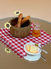 Load image into Gallery viewer, Picnic set 2: Miniature Food Set: Dollhouse Picnic Decoration
