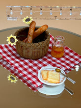 Load image into Gallery viewer, Picnic set 2: Miniature Food Set: Dollhouse Picnic Decoration
