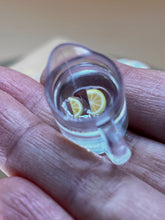 Load image into Gallery viewer, Lemon jug &amp; plates set: Miniature kitchenware, Dollhouse decoration, Mini house
