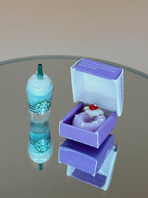 Load image into Gallery viewer, Miniature Doughnut &amp; Drink: Dollhouse Fast Food - Purple
