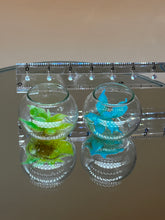 Load image into Gallery viewer, Miniature Succulent Plant 1: Small Glass Pot Decor (Set of 2)
