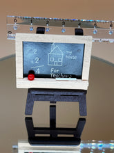 Load image into Gallery viewer, Miniature Chalkboard with Easel: Dollhouse Blackboard
