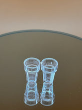 Load image into Gallery viewer, Plastic water glass set: 2pcs Miniature kitchenware, Dollhouse decoration, Mini house
