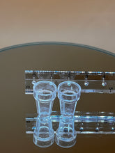Load image into Gallery viewer, Plastic water glass set: 2pcs Miniature kitchenware, Dollhouse decoration, Mini house
