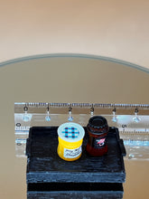 Load image into Gallery viewer, Fruit jam with black tray set: Miniature, Dollhouse decoration
