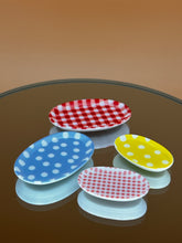 Load image into Gallery viewer, Colourful plates set: Dollhouse Kitchenware, Tiny Vintage Plates
