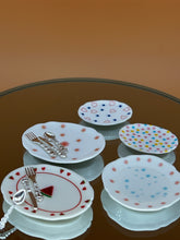 Load image into Gallery viewer, Cartoon plates set: Miniature Plate, Dollhouse Kitchenware, Tiny Vintage Plates
