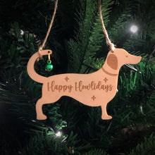 Load image into Gallery viewer, Dog with Christmas bell ornament (Set of 3)
