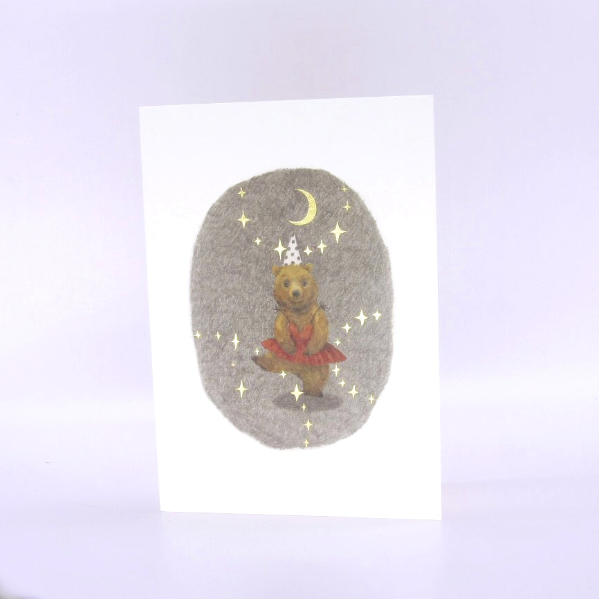 DOUilus card - bear under the moon