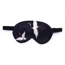 Load image into Gallery viewer, Japanese crane pattern eye mask set

