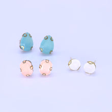 Load image into Gallery viewer, Magic rock stud earrings 03 (set of 3)
